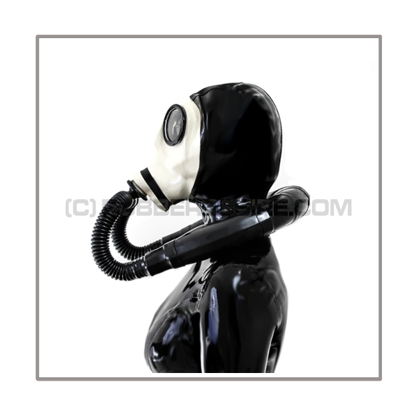 Deluxe Z56 gasmask-zipperhood-system SMELLBAG-Z with neckrespirator-rubbersmell-bag-set